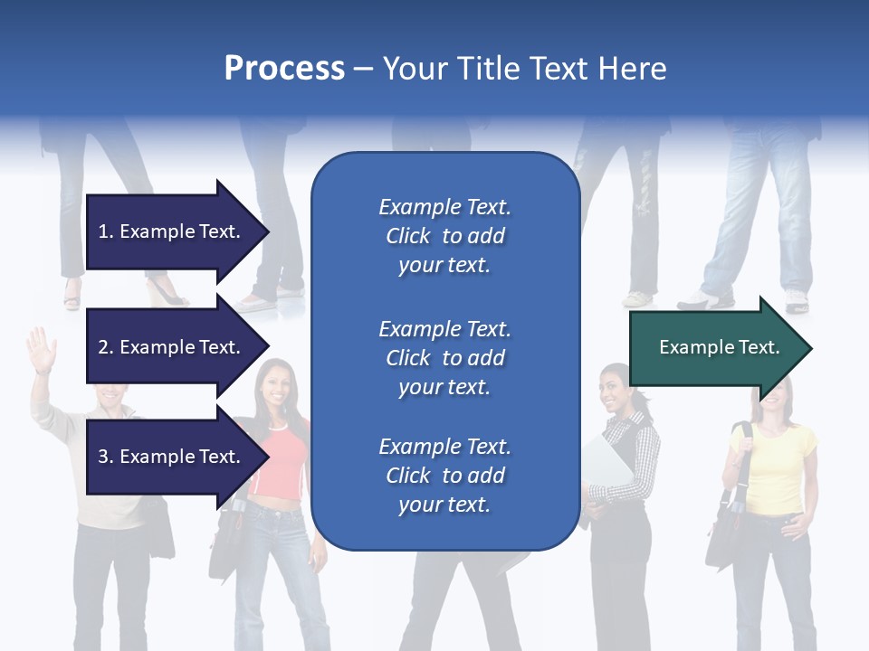 Students White Background PowerPoint Template