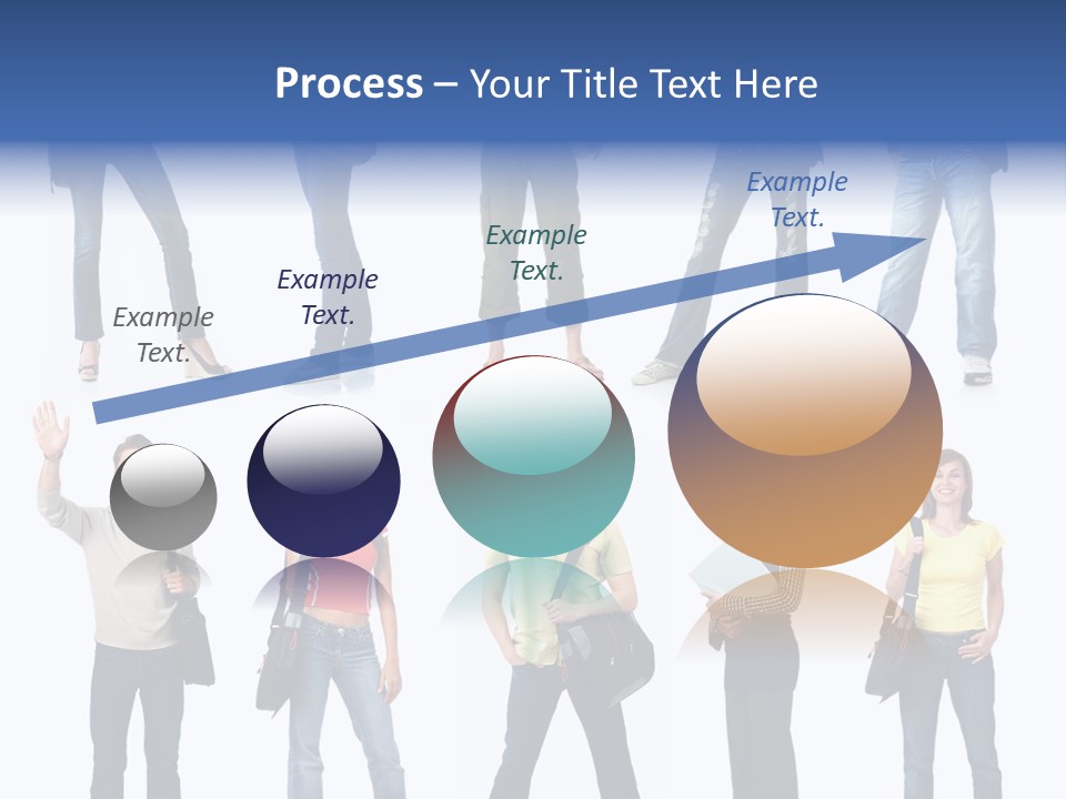 Students White Background PowerPoint Template