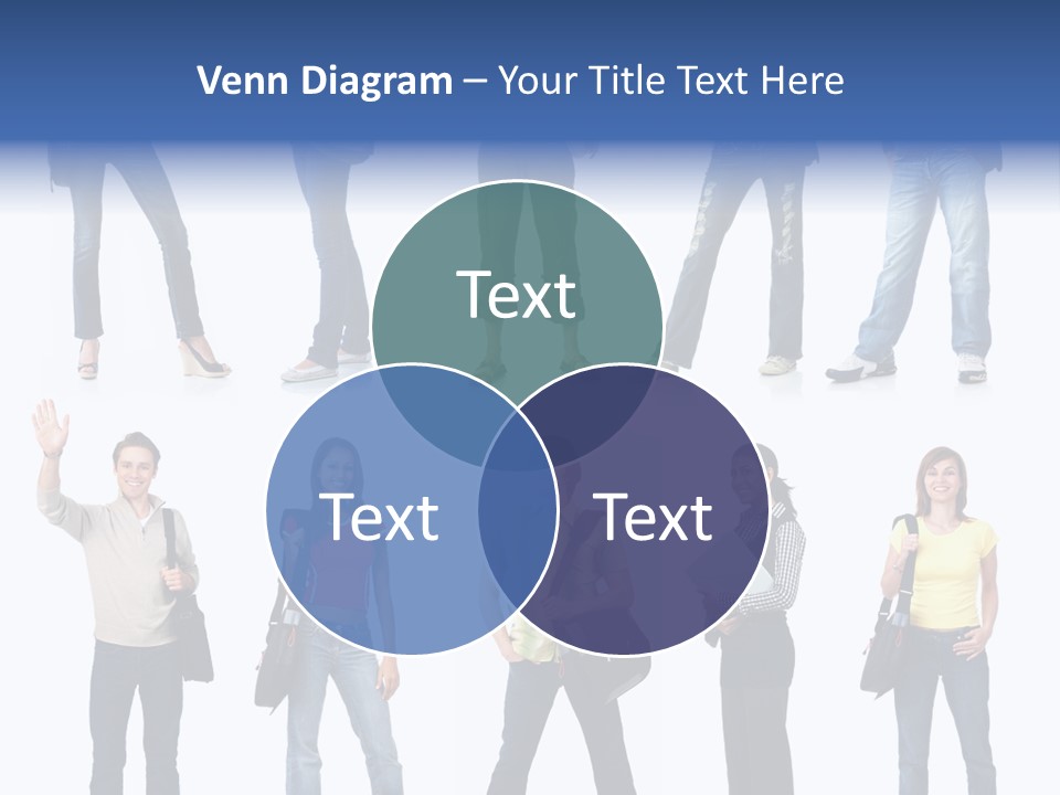 Students White Background PowerPoint Template