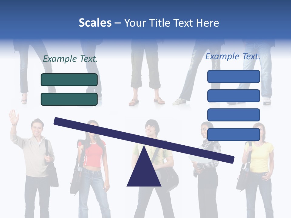 Students White Background PowerPoint Template