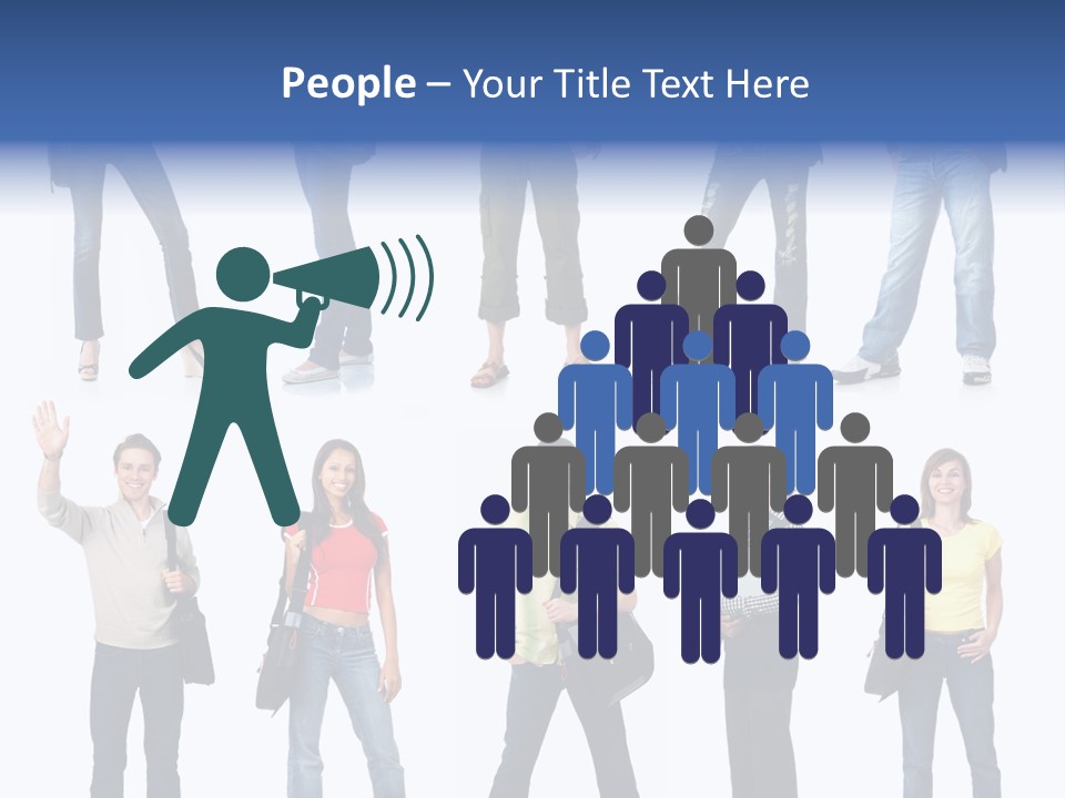 Students White Background PowerPoint Template