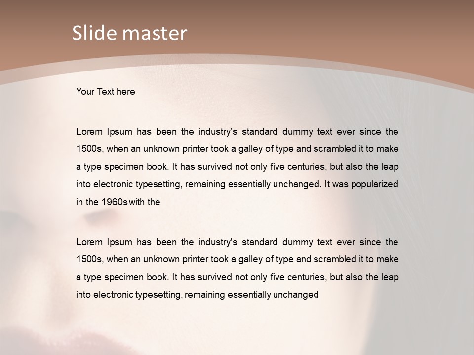 Emo Woman PowerPoint Template