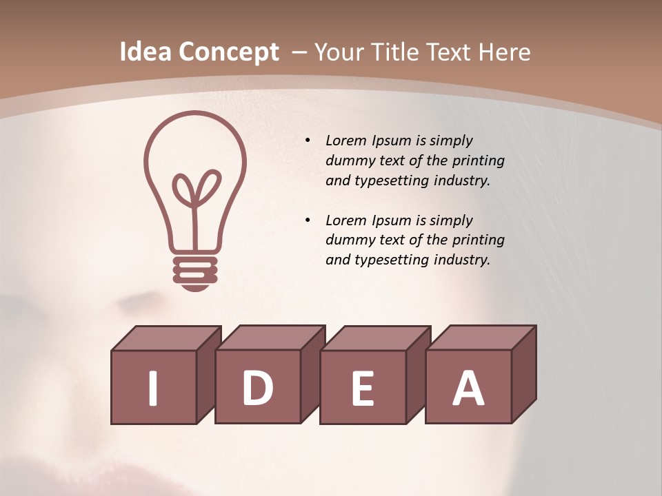 Emo Woman PowerPoint Template