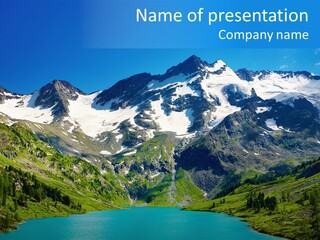 Beautiful Mountain PowerPoint Template