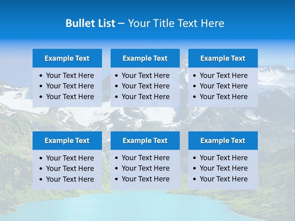 Beautiful Mountain PowerPoint Template