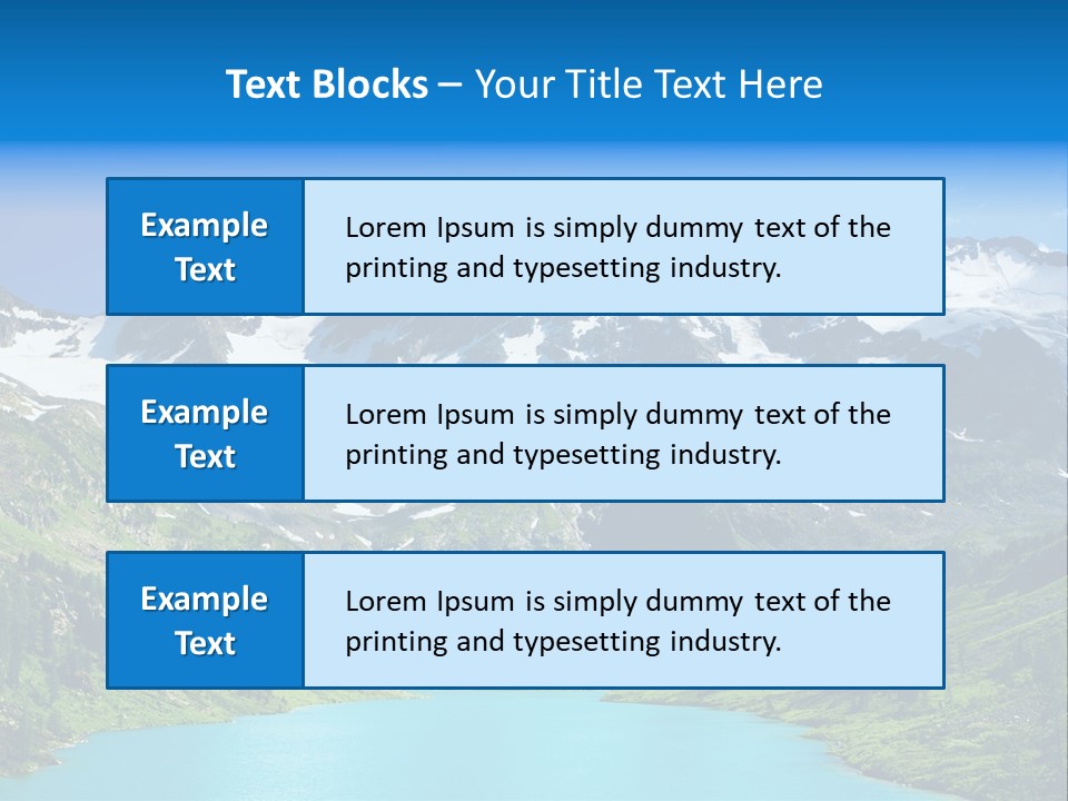 Beautiful Mountain PowerPoint Template