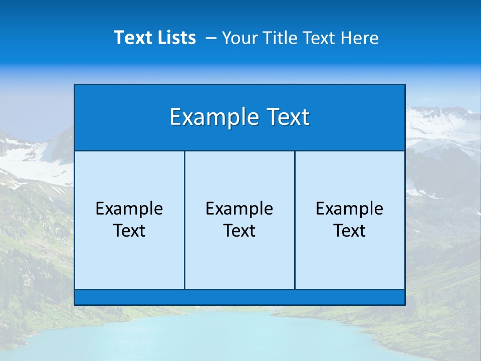 Beautiful Mountain PowerPoint Template