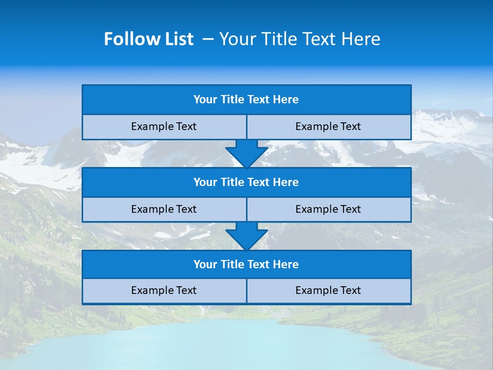 Beautiful Mountain PowerPoint Template