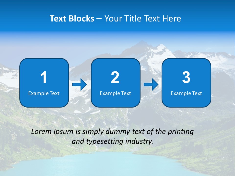 Beautiful Mountain PowerPoint Template