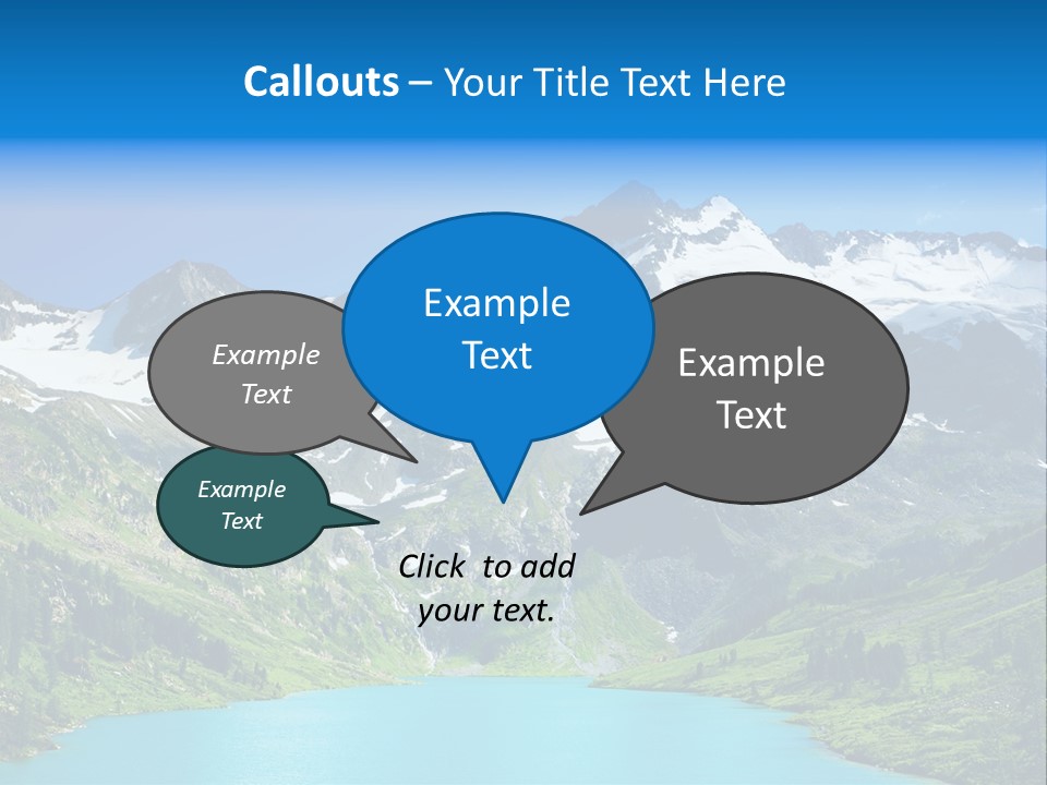 Beautiful Mountain PowerPoint Template