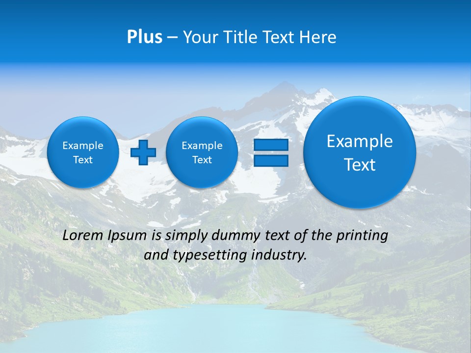 Beautiful Mountain PowerPoint Template