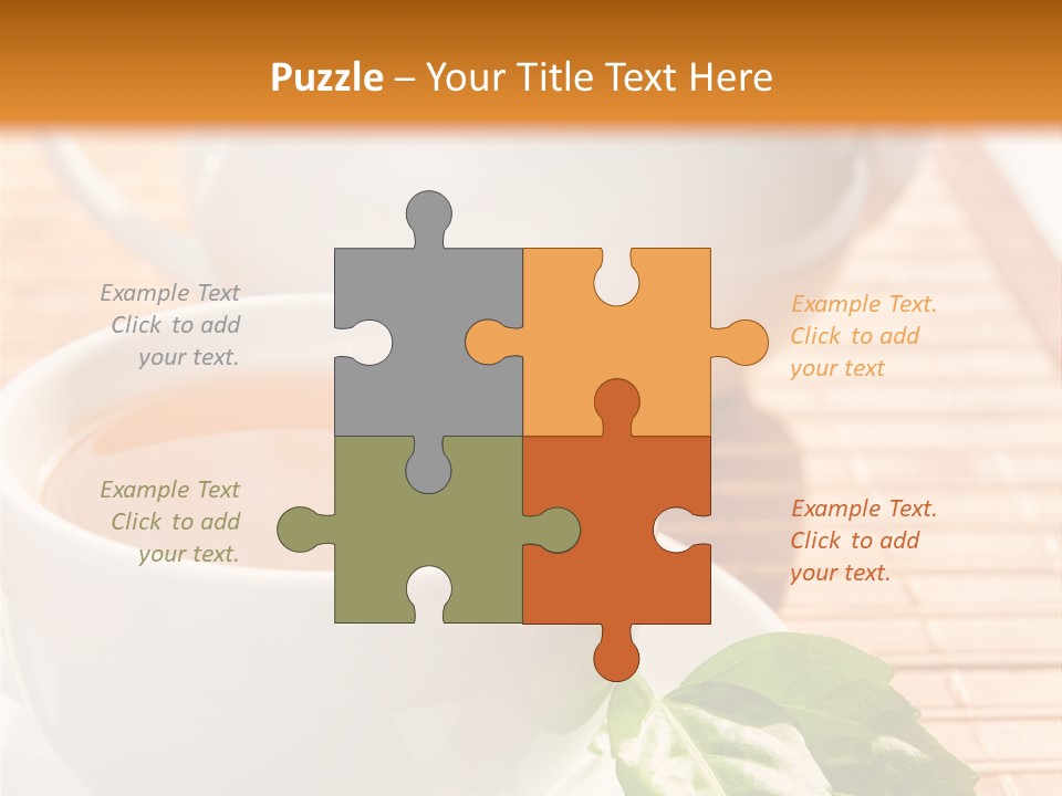 Healthy Pastry Mug PowerPoint Template