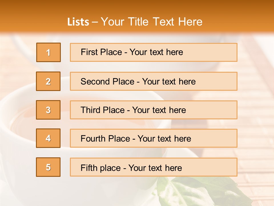 Healthy Pastry Mug PowerPoint Template