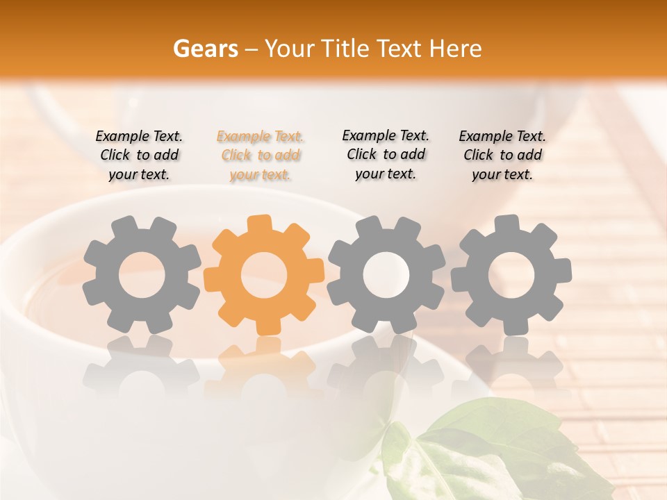 Healthy Pastry Mug PowerPoint Template