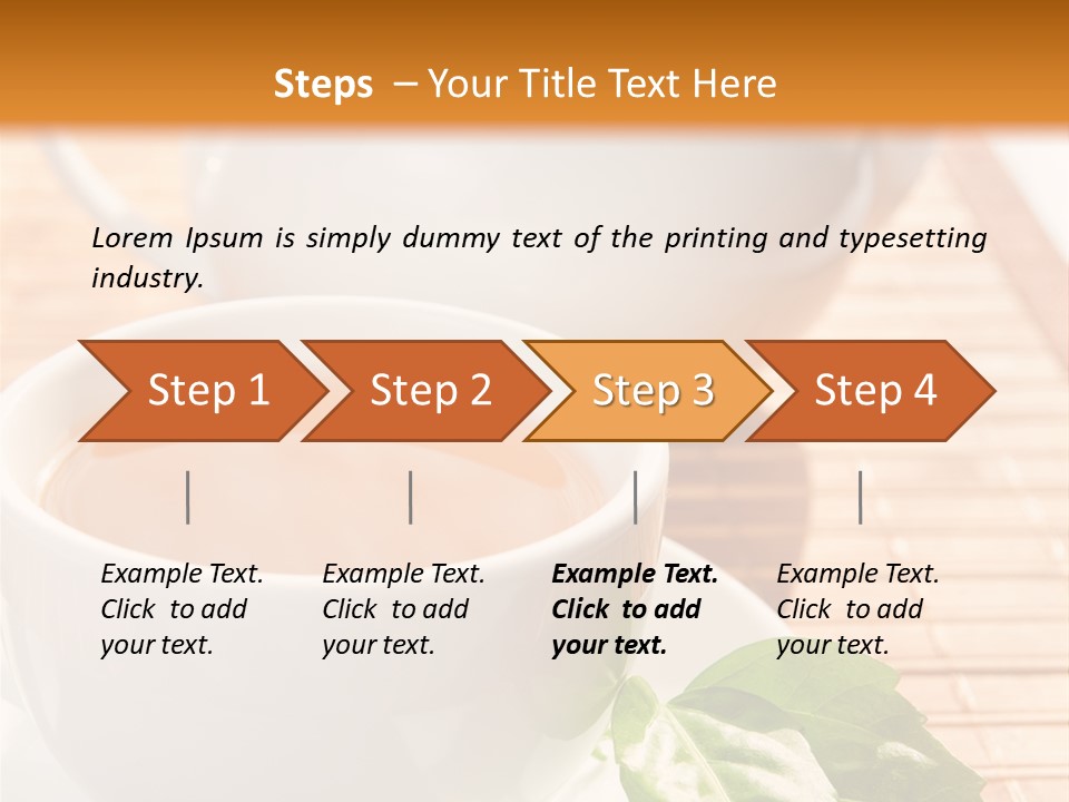 Healthy Pastry Mug PowerPoint Template