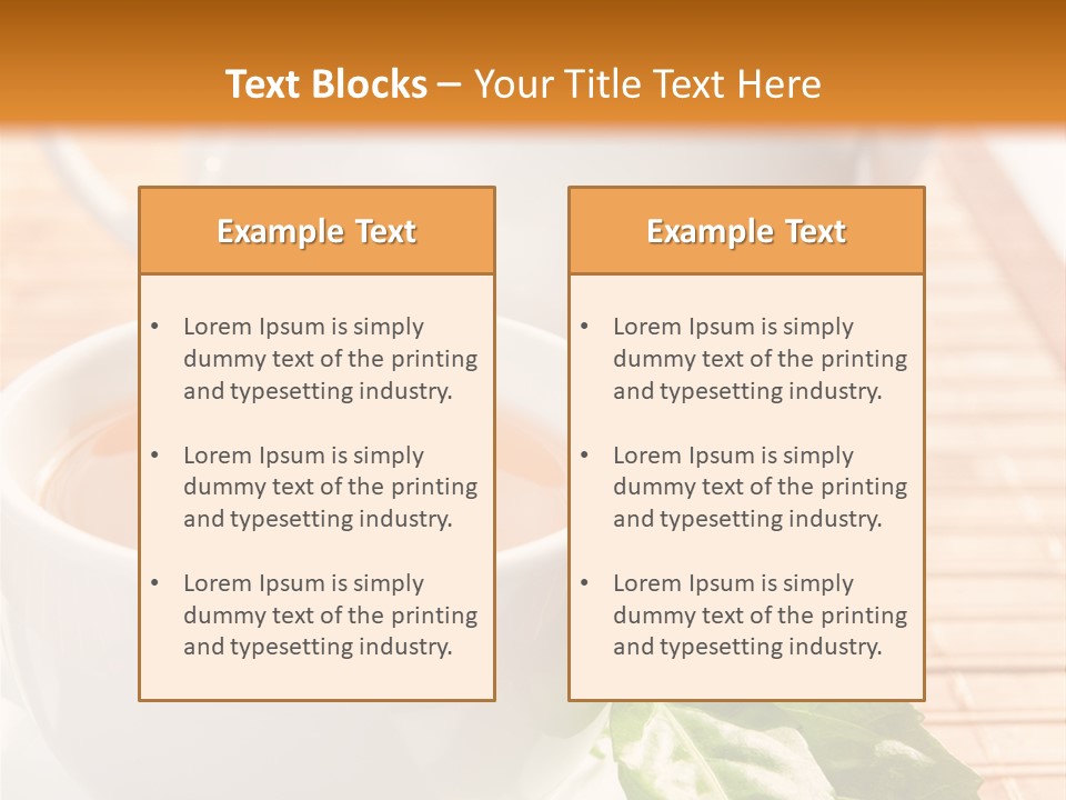 Healthy Pastry Mug PowerPoint Template