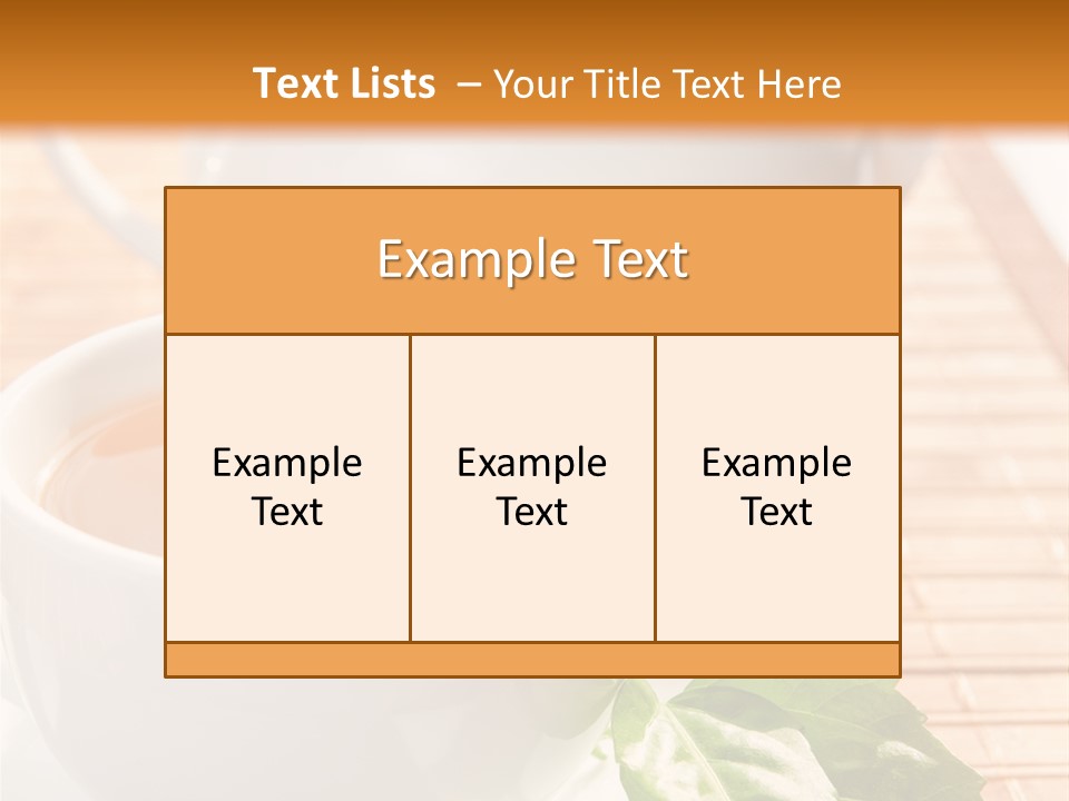 Healthy Pastry Mug PowerPoint Template