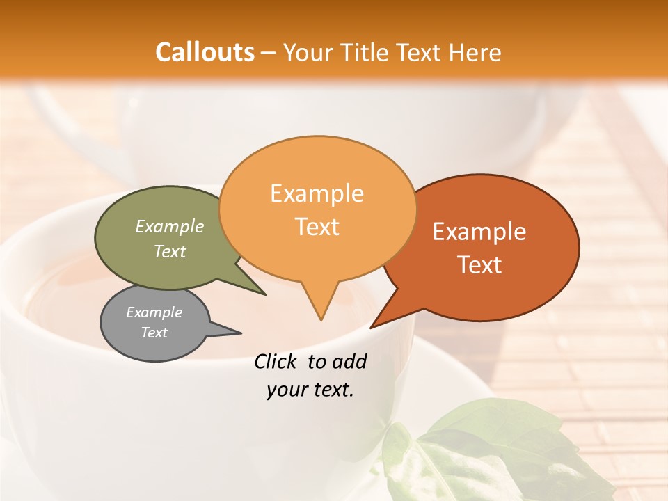 Healthy Pastry Mug PowerPoint Template