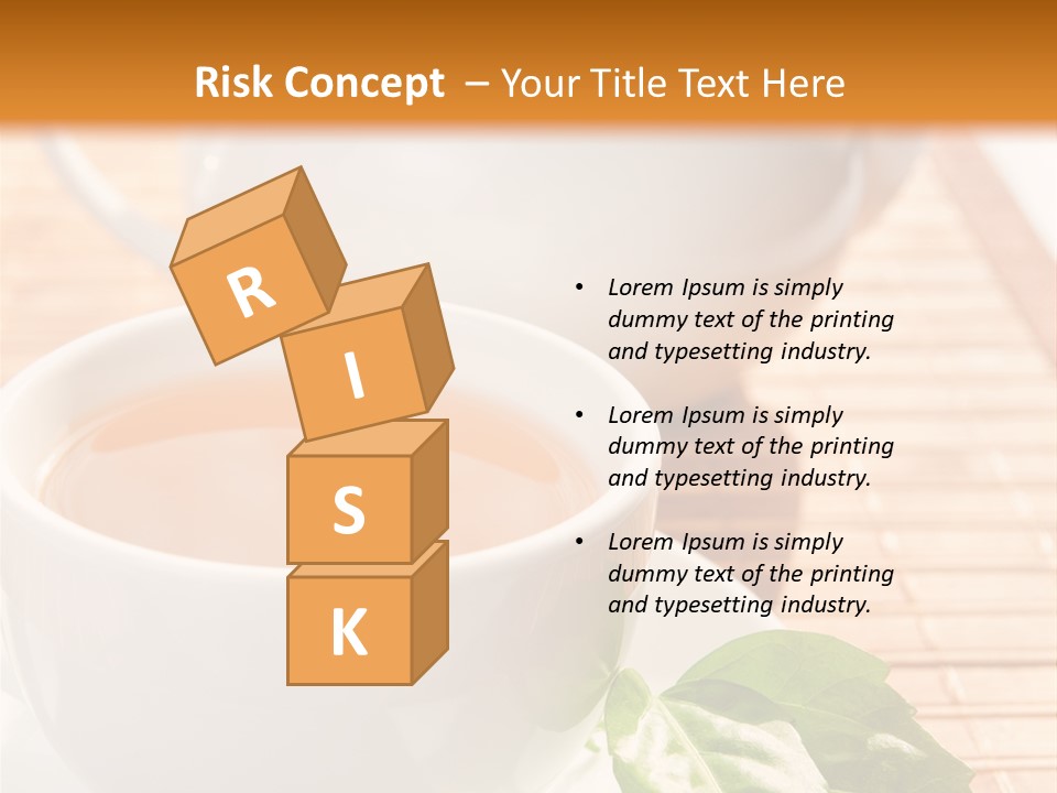 Healthy Pastry Mug PowerPoint Template