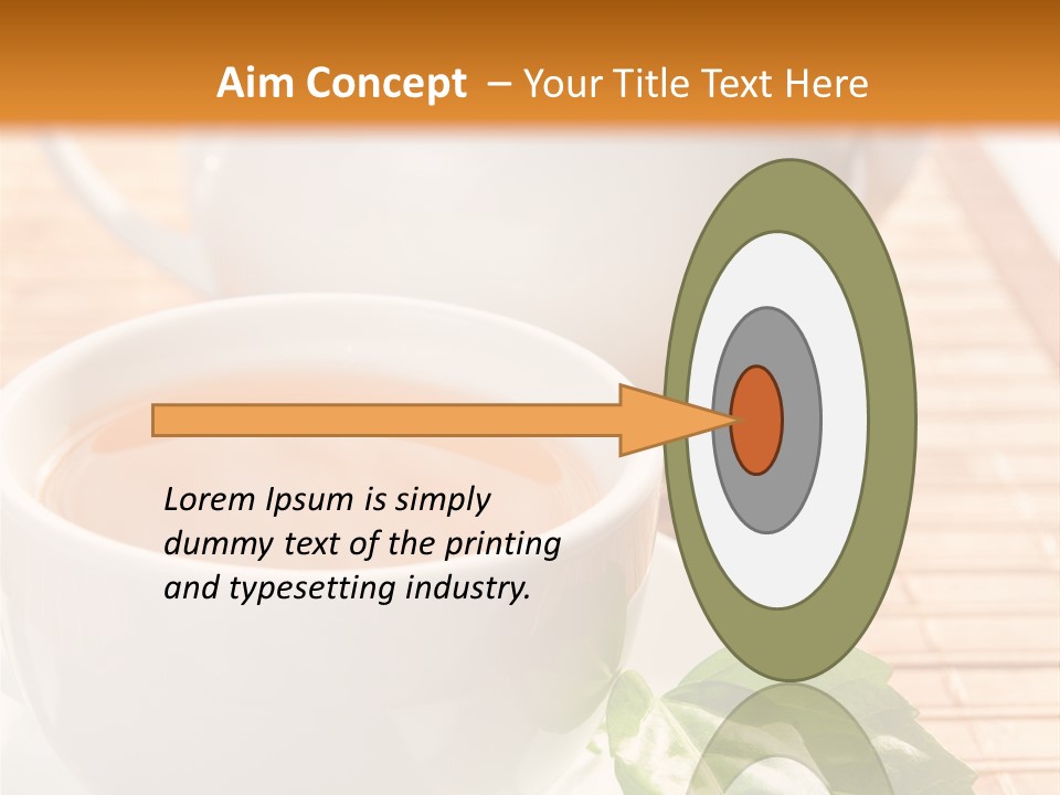 Healthy Pastry Mug PowerPoint Template