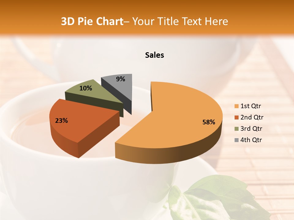 Healthy Pastry Mug PowerPoint Template