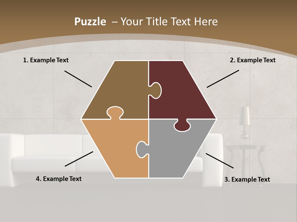 Modern Abstract Canvas Art PowerPoint Template