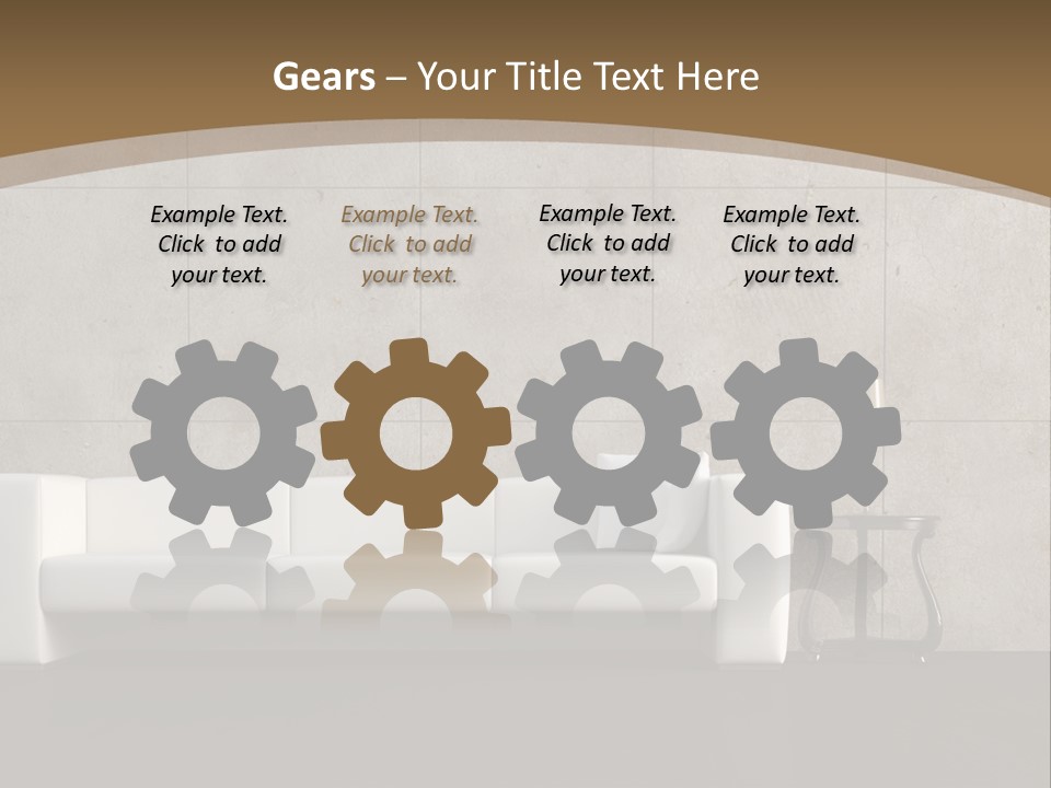 Modern Abstract Canvas Art PowerPoint Template