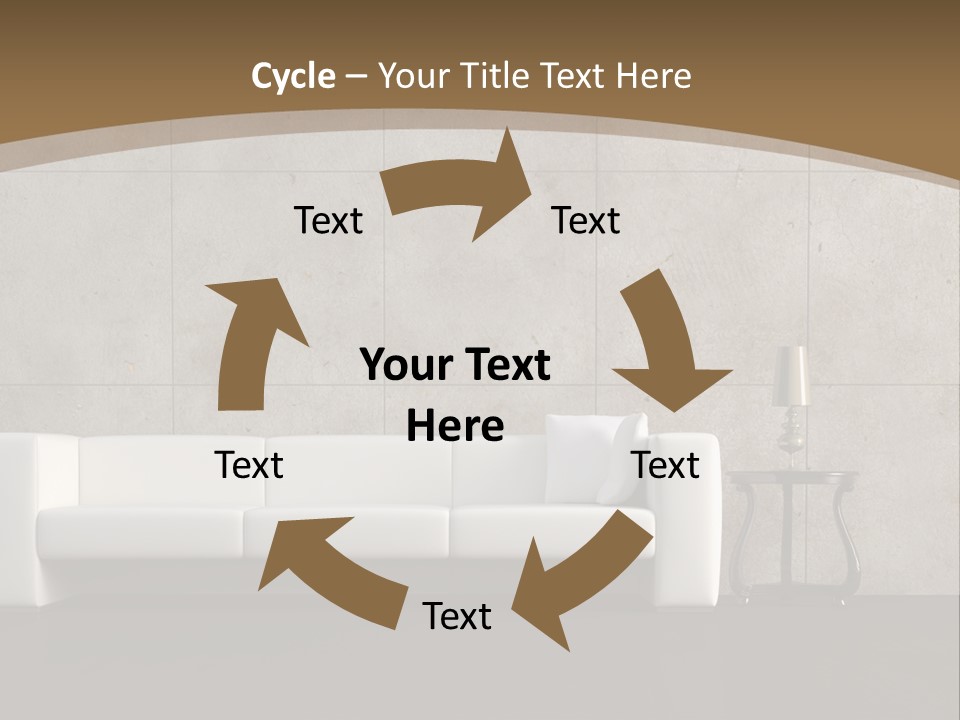 Modern Abstract Canvas Art PowerPoint Template