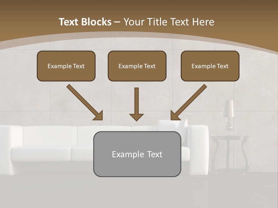 Modern Abstract Canvas Art PowerPoint Template
