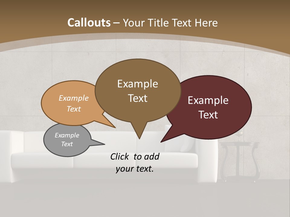 Modern Abstract Canvas Art PowerPoint Template