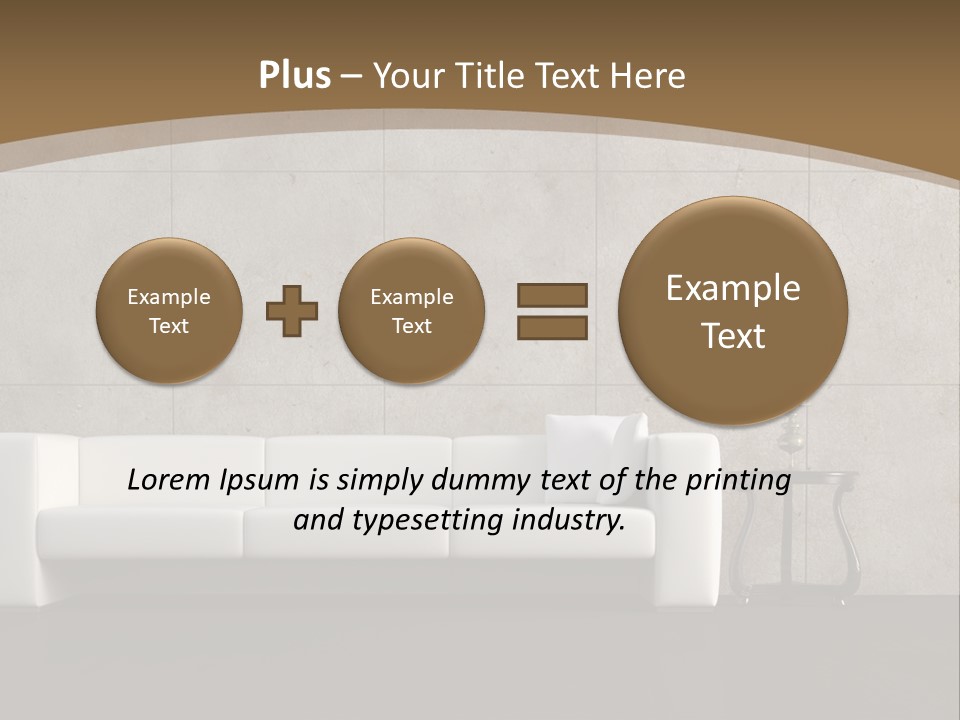 Modern Abstract Canvas Art PowerPoint Template