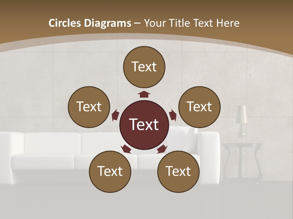 Modern Abstract Canvas Art PowerPoint Template