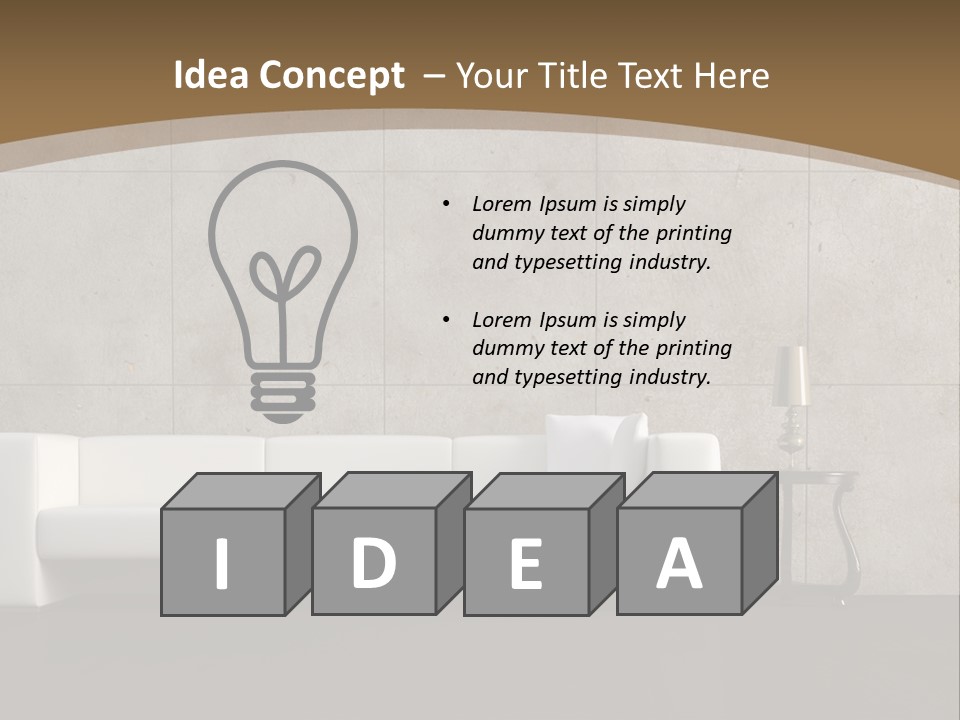 Modern Abstract Canvas Art PowerPoint Template