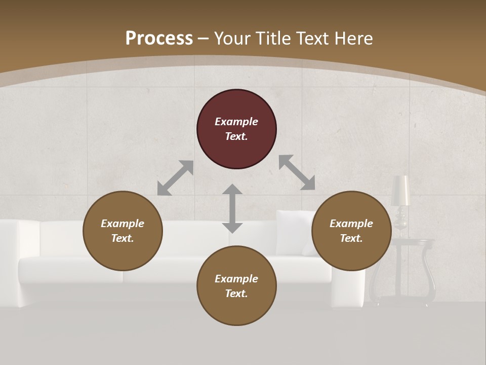 Modern Abstract Canvas Art PowerPoint Template