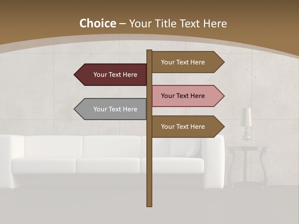 Modern Abstract Canvas Art PowerPoint Template