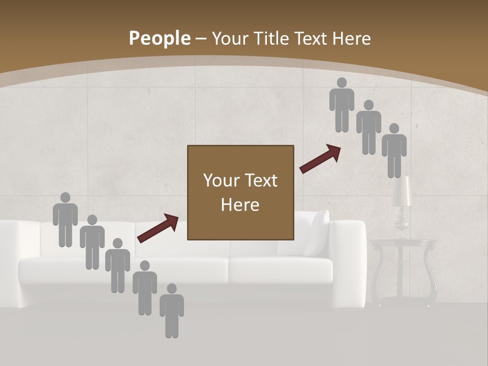 Modern Abstract Canvas Art PowerPoint Template