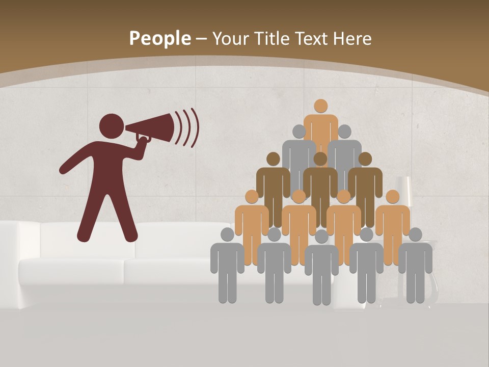 Modern Abstract Canvas Art PowerPoint Template