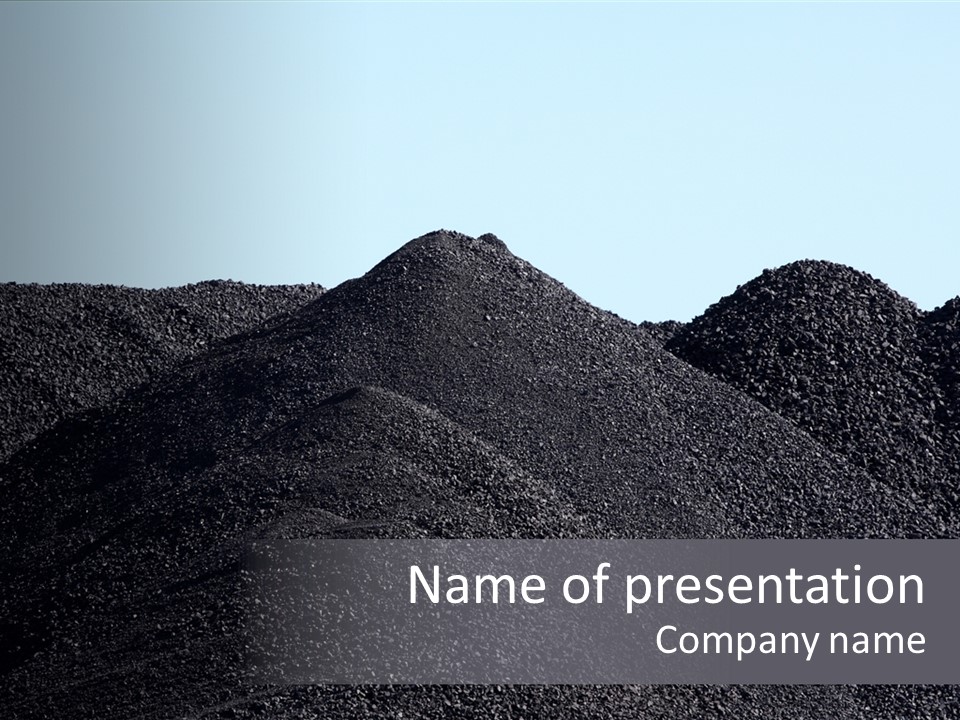 Thar Coal Mine PowerPoint Template