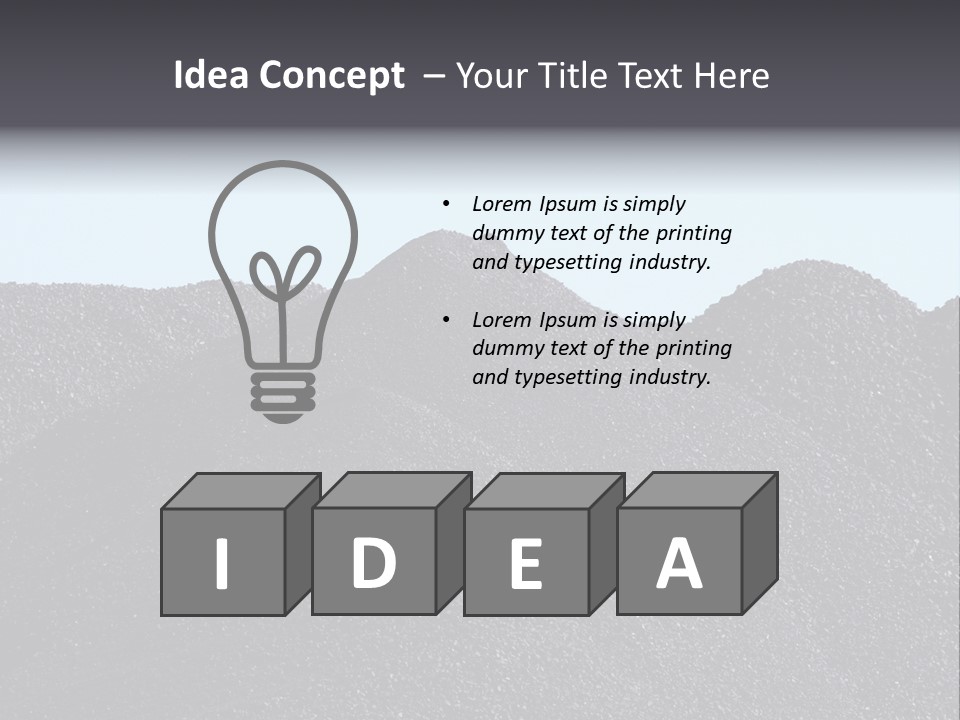 Thar Coal Mine PowerPoint Template