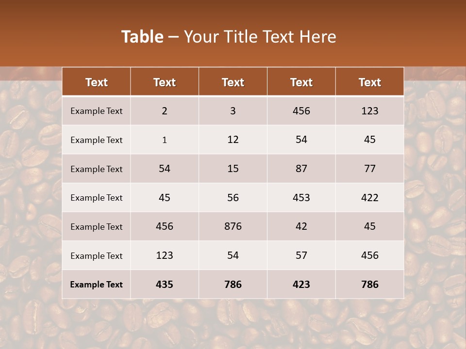 Canvas Coffee Smoke PowerPoint Template