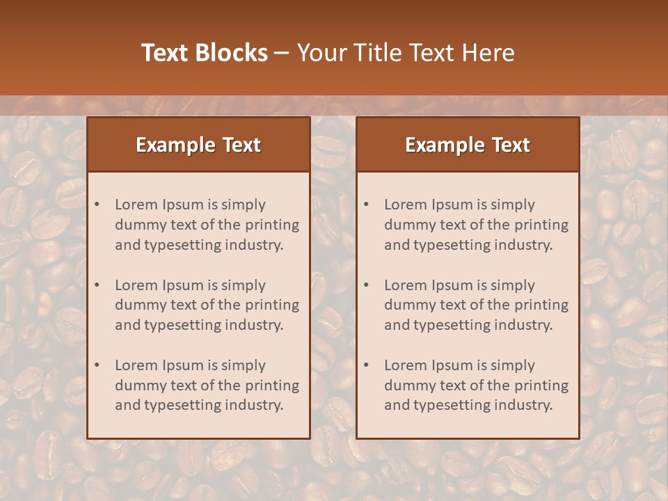 Canvas Coffee Smoke PowerPoint Template