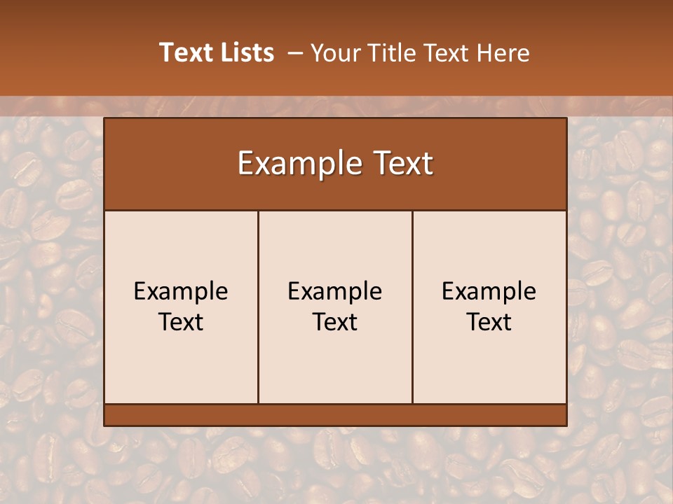 Canvas Coffee Smoke PowerPoint Template