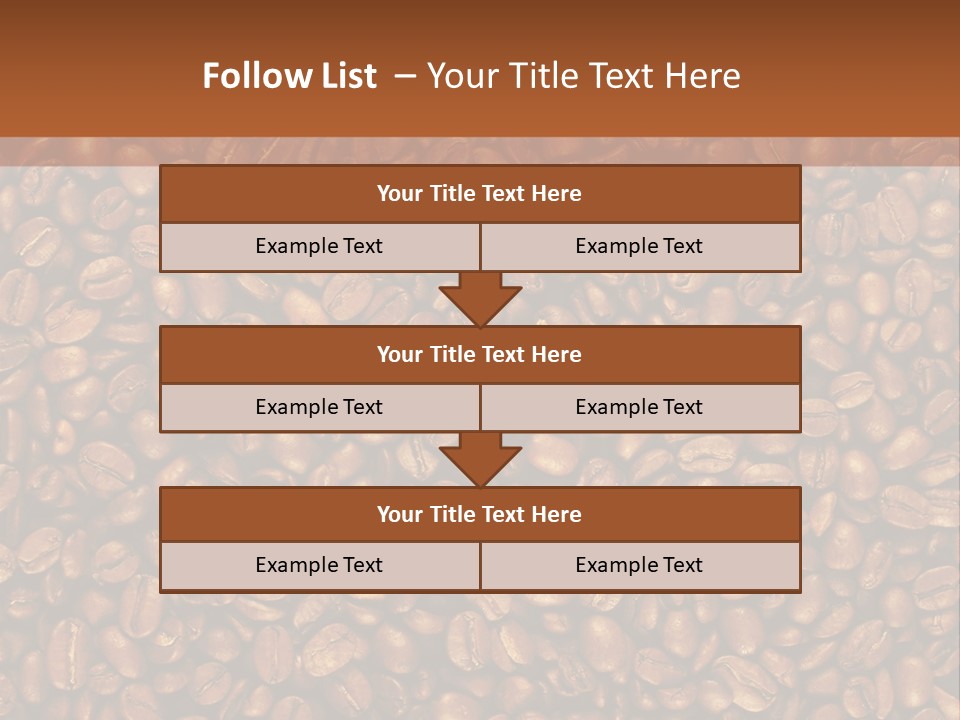 Canvas Coffee Smoke PowerPoint Template