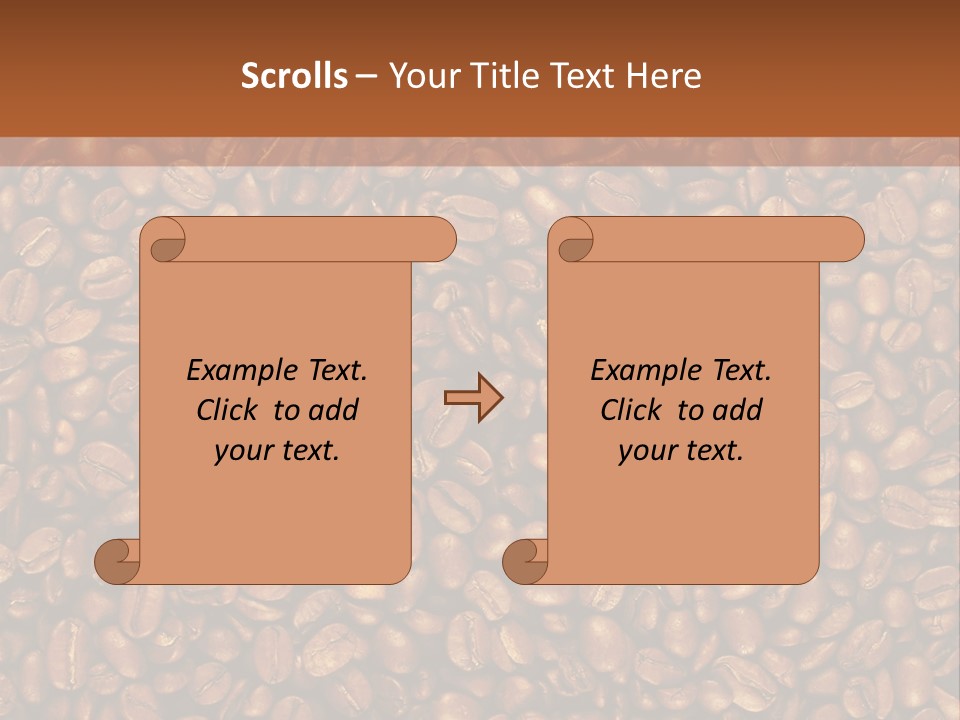 Canvas Coffee Smoke PowerPoint Template