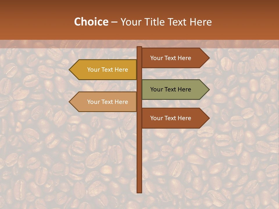 Canvas Coffee Smoke PowerPoint Template