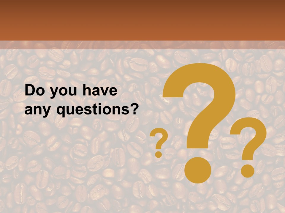 Canvas Coffee Smoke PowerPoint Template