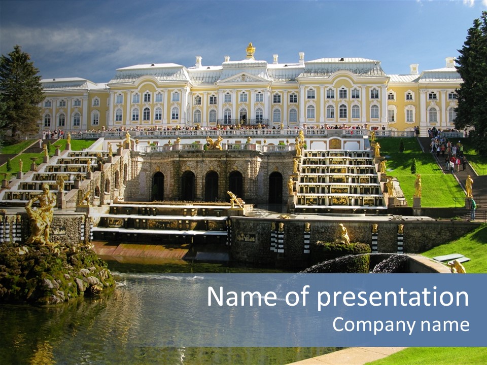 St Petersburg Russia PowerPoint Template