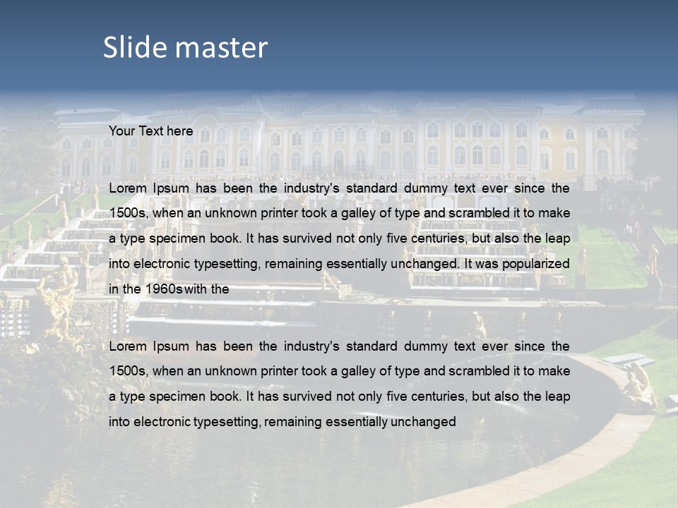 St Petersburg Russia PowerPoint Template