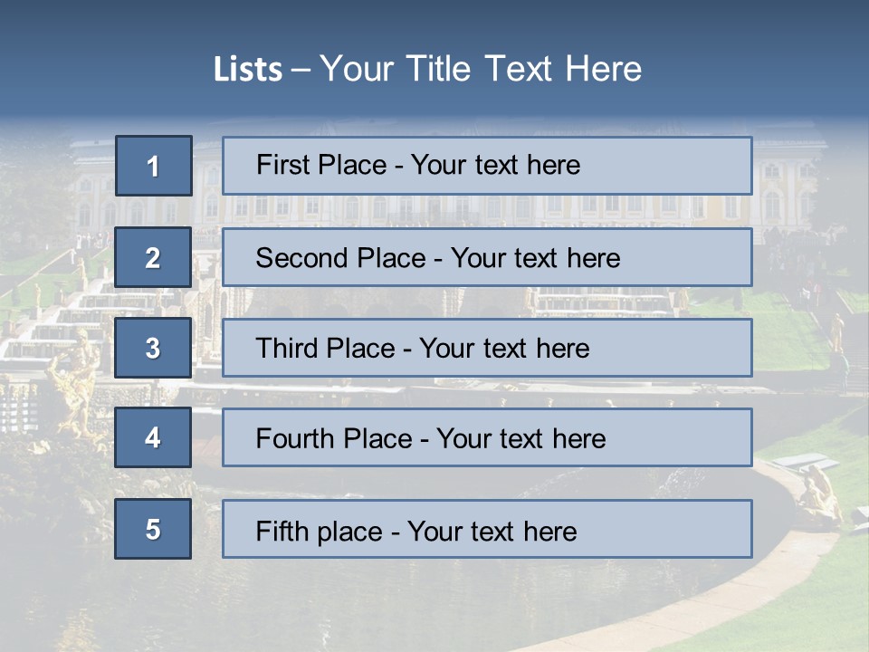 St Petersburg Russia PowerPoint Template