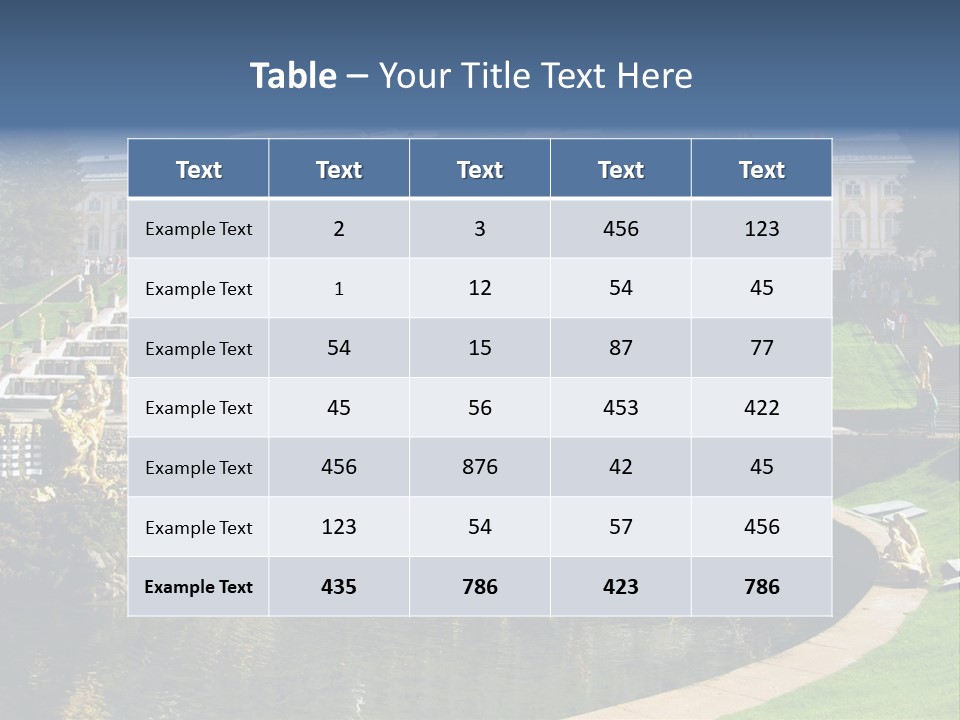 St Petersburg Russia PowerPoint Template
